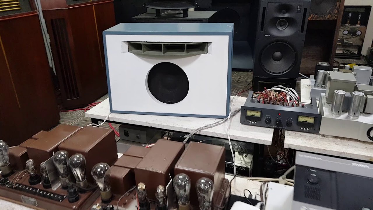 western electric  120B  preamp  test video