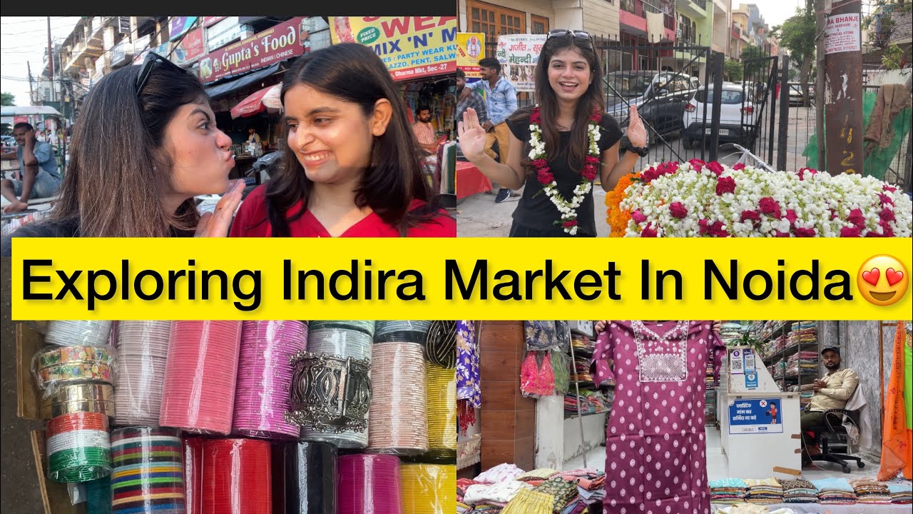Exploring Indira Market In Noida😍||Exploring Street Market In Noida🥳||Street Shopping Haul🥳