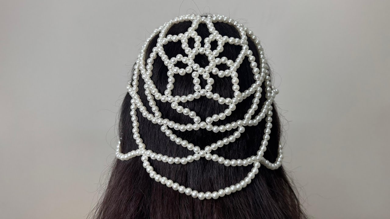 SON TREND SAÇ BANDANASIDIY BEADEDHAT HOWTO MAKE##trend  #bandana #diy#heart#handmade#saçaksesuar