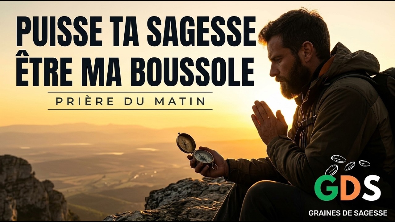 Prière du matin chrétienne pour Demander la sagesse divine pour ce jour