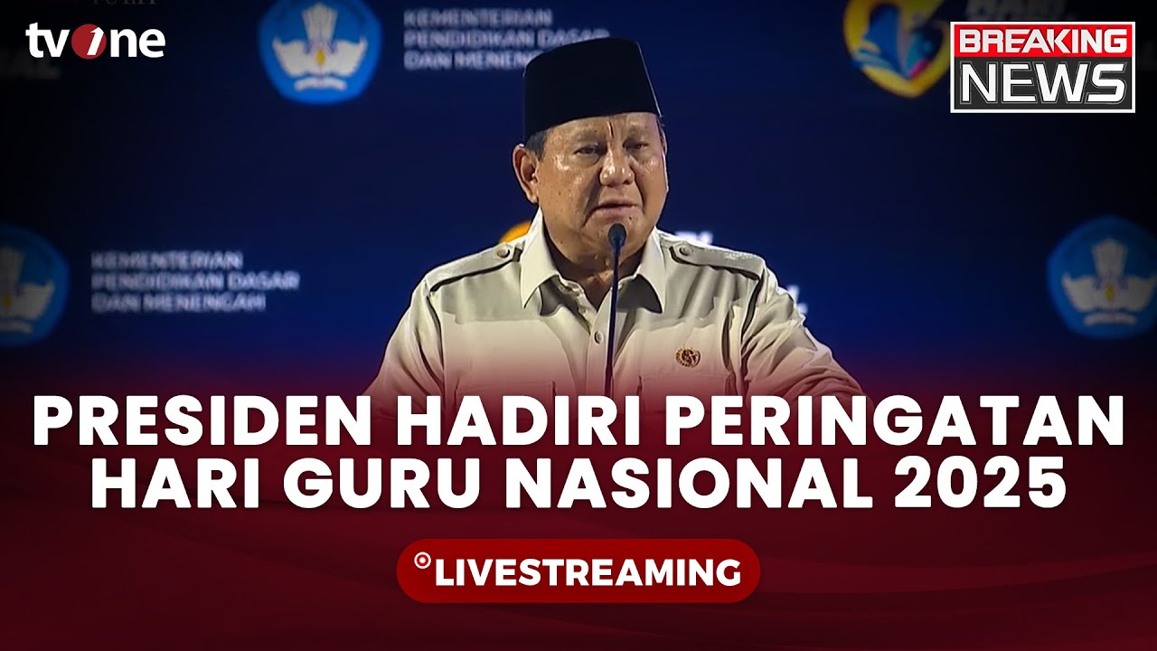 [BREAKING NEWS] Peringatan Hari Guru Nasional 2025 | tvOne