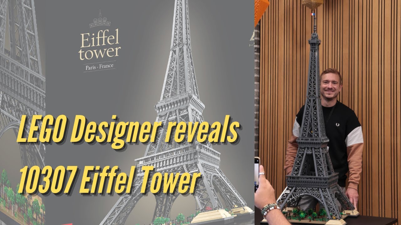 LEGO 10307 Eiffel Towel reveal and presentation by Rok Zgalin Kobe, at Fan Media Days 2022