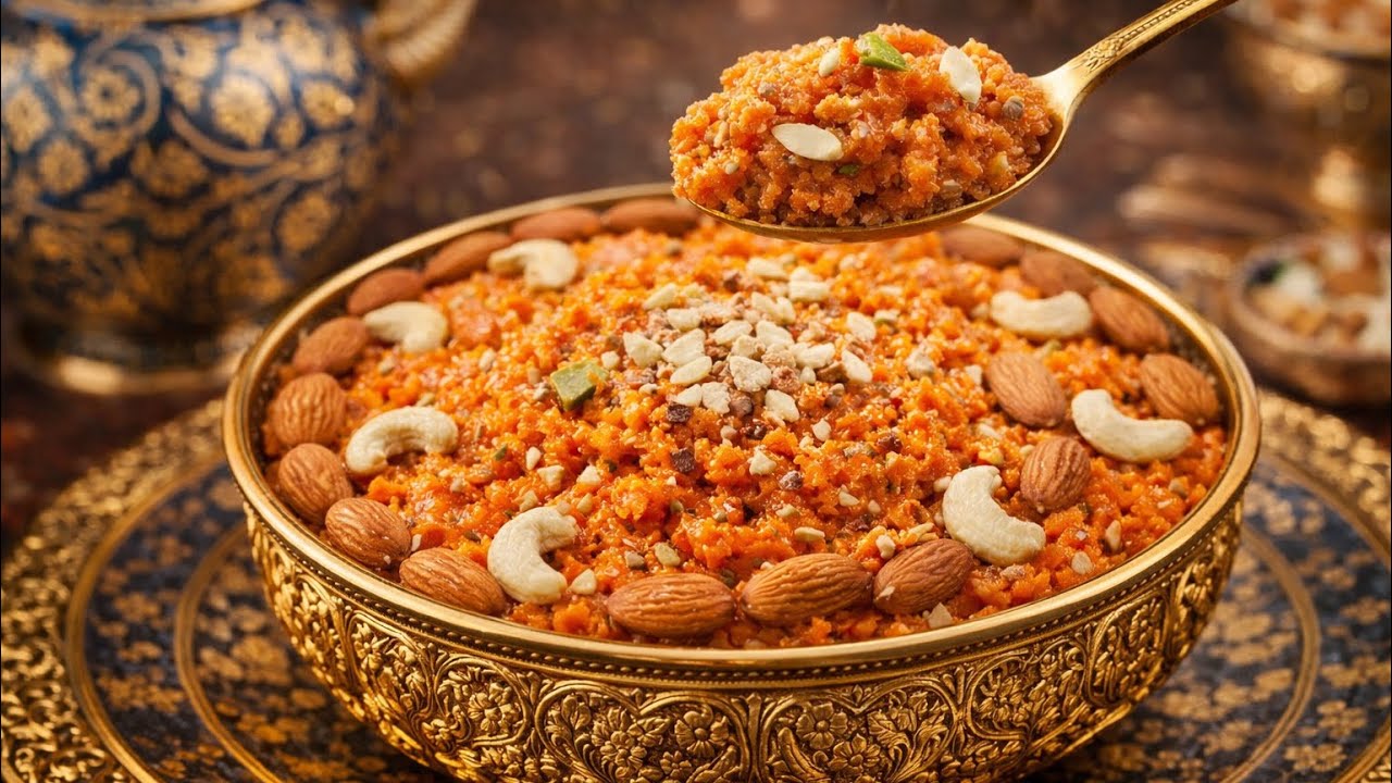 Gajar Ka Halwa Recipe IN 30-MINUTES NO GRATING | आधे घंटे में बनाइये गाजर का हलवा 