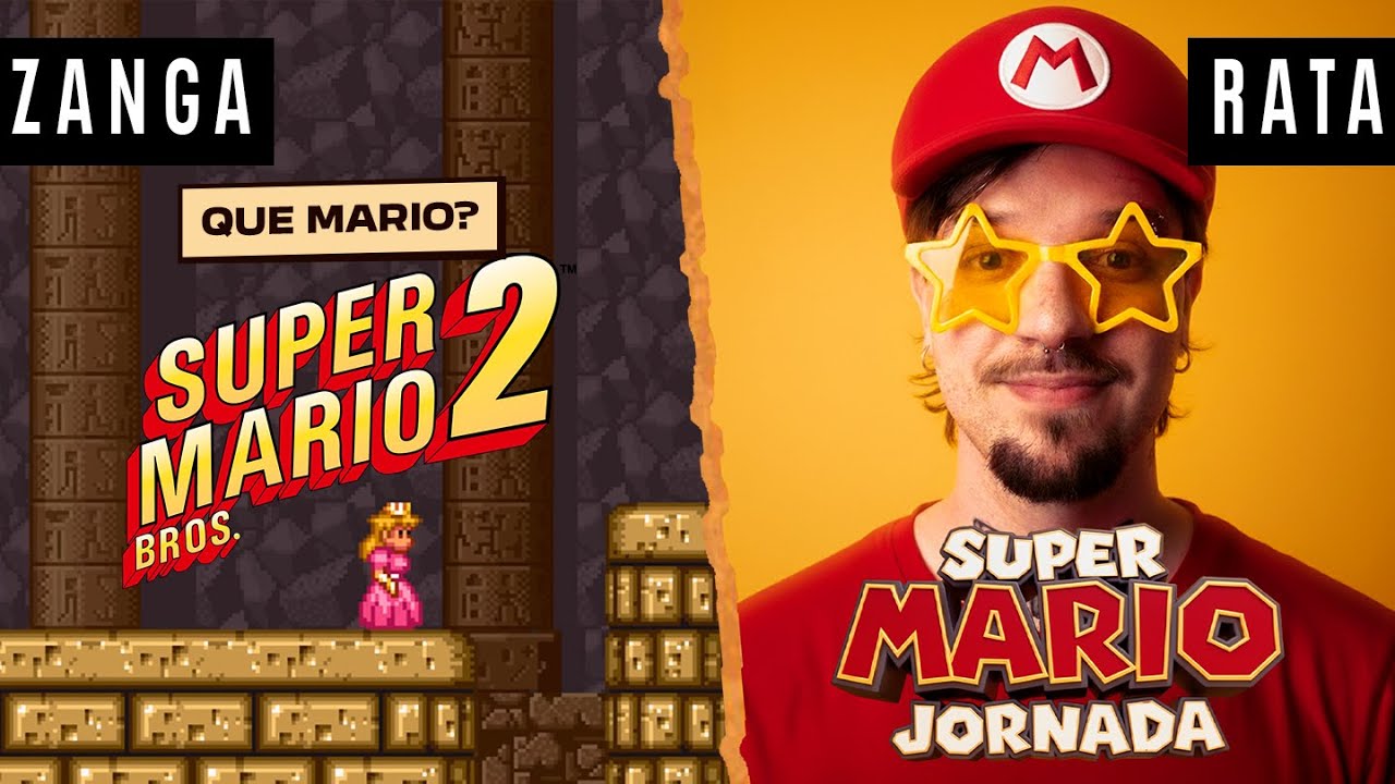 🔴 SUPER MARIO BROS 2 &ndash; Super Mario Jornada (ao vivo) #1