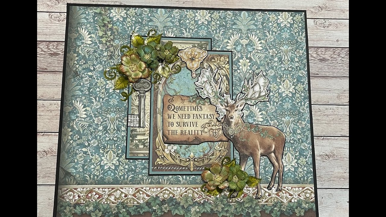STAMPERIA MAGIC FOREST ALBUM PT 2 - SHELLIE GEIGLE - JS HOBBIES AND CRAFTS
