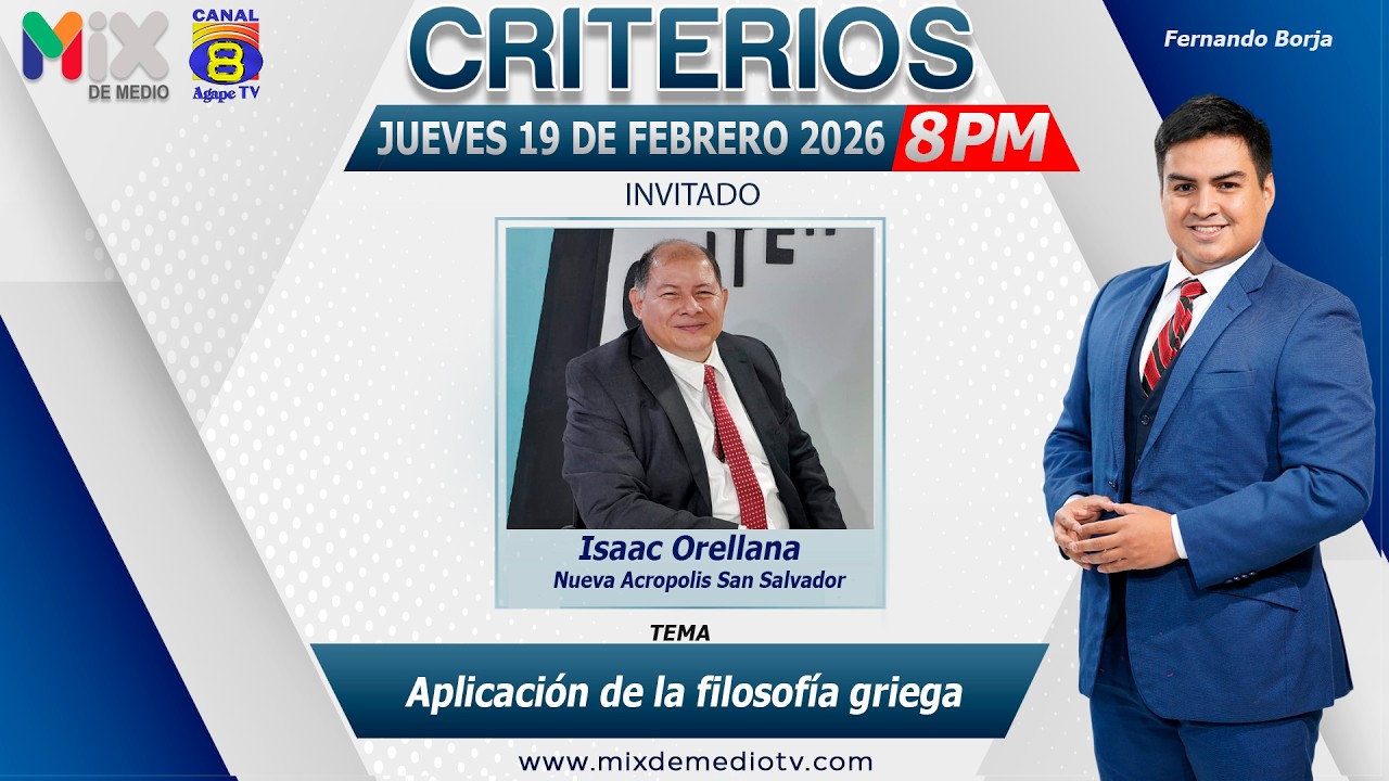 Isaac Orellana aborda la aplicación de la filosofía griega en Programa Criterios