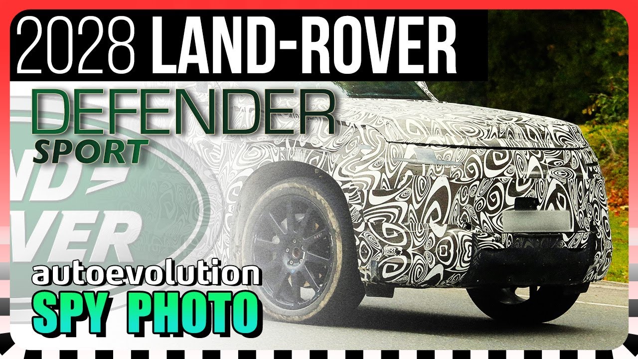 Land Rover Defender Sport 2028 года // ШПИОНИРОВОЧНЫЕ ФОТО