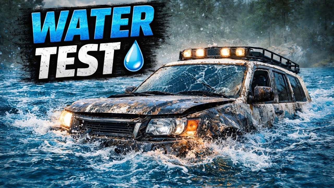 DriveX Water Level Test 💧 | How Deep Can a Car Go Before Engine Fails? 😱
