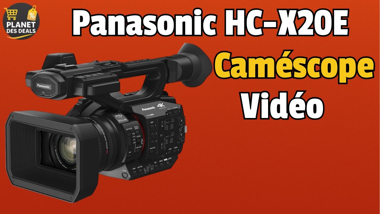 🎥 PANASONIC HC-X20E – Test complet 🔍 | Avis honnête ⭐ | Prix & infos