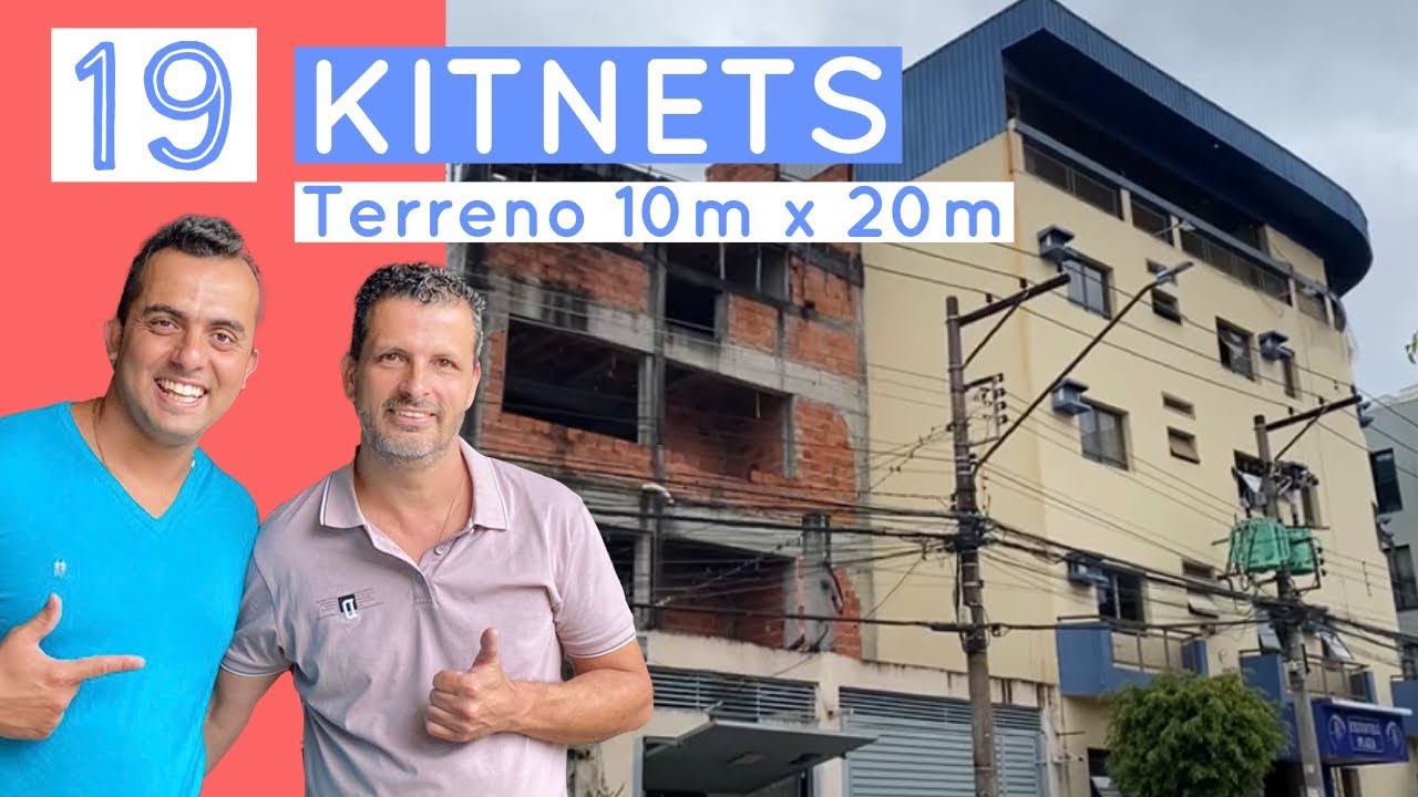 Ele GANHOU um PRÉDIO e agora vai TRANSFORMAR em 19 KITNETS - terreno 10m x 20m