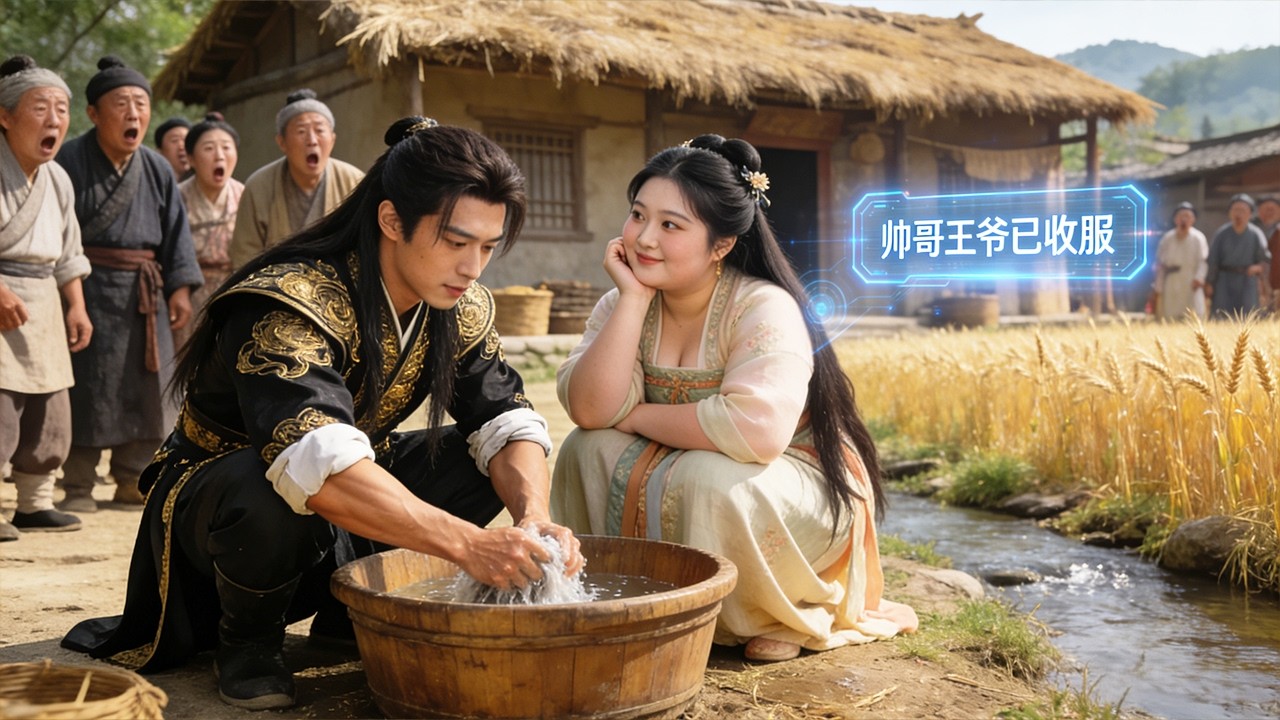 穿越成古代300斤胖妞，險些被渣男害死！ 結果她直接覺醒亂世經營系統，收留難民就狂領獎勵，連帥氣王爺都主動跑來給她洗衣做飯！！ #短劇 #逆襲 #反轉 #穿越 #系統