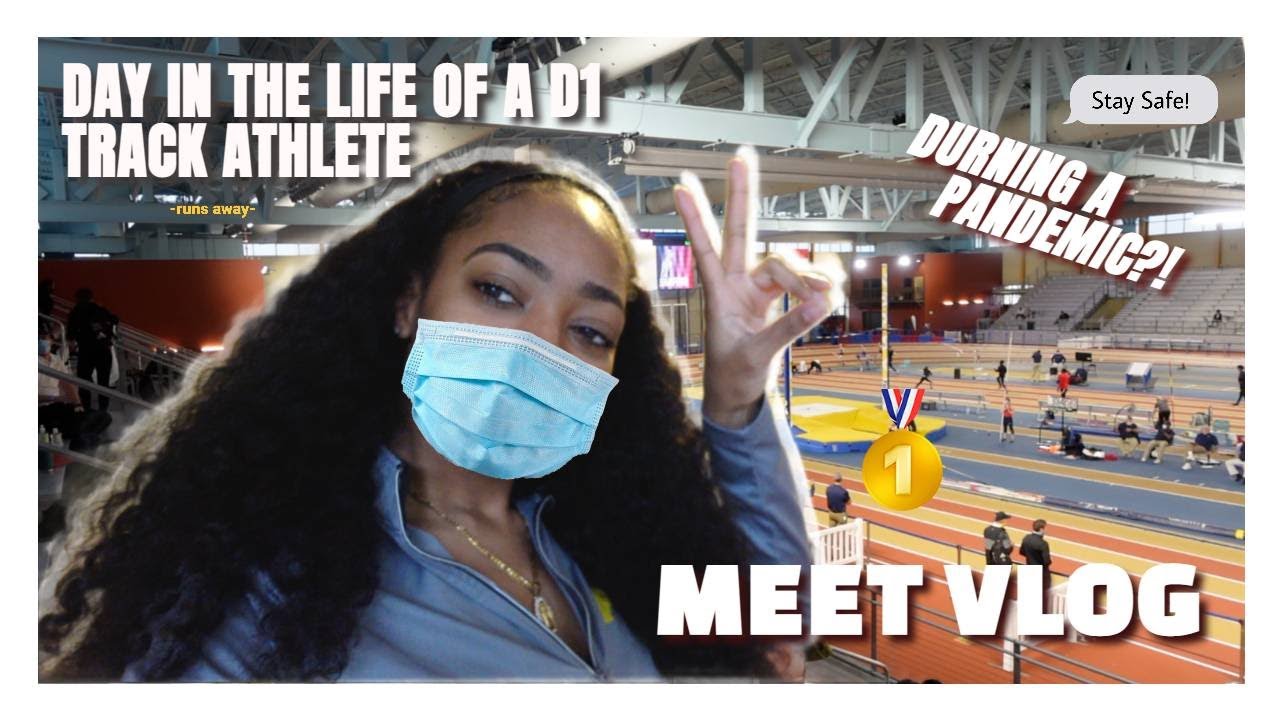 TRACK MEET VLOG | D1 STUDENT-ATHLETE | COMPETING IN A PANDEMIC?!