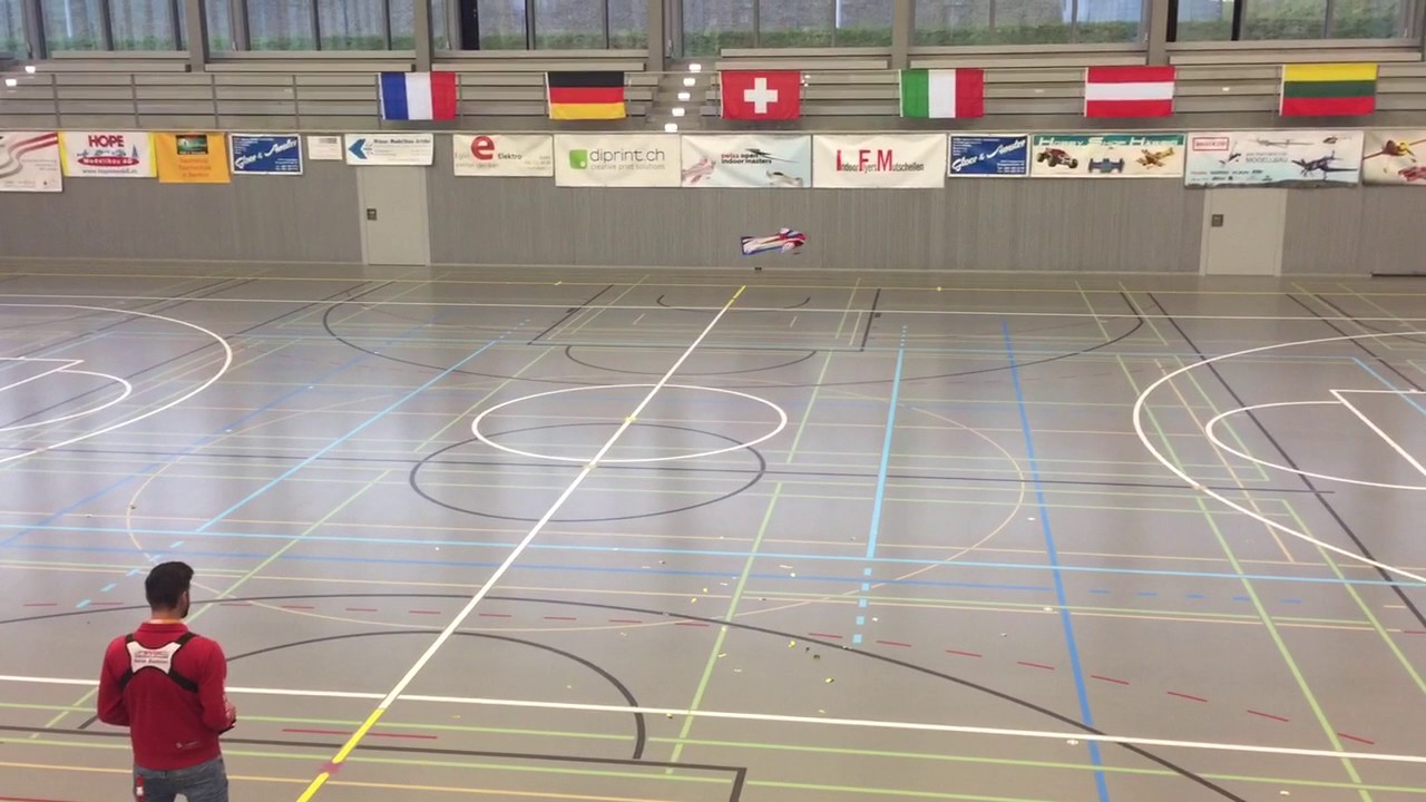Gernot Bruckmann F3P at Swiss open indoor masters 2017