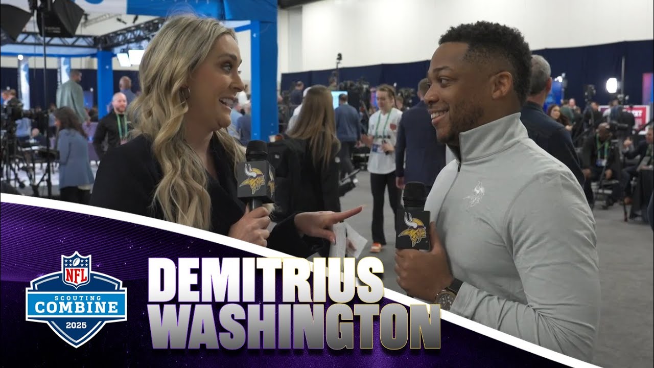 VP of Football Operations Demitrius Washington from the 2025 NFL Scouting Combine