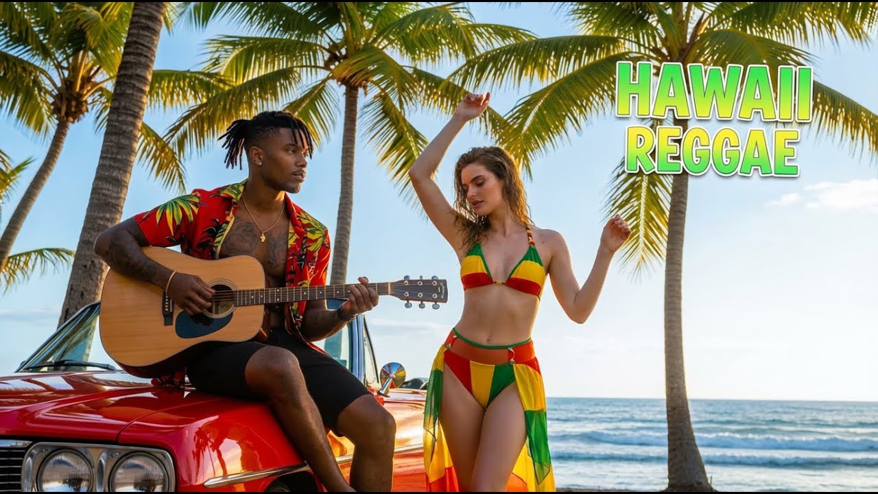 🍍 Tropical Island Reggae Chill – Hawaiian Sunshine Music for Happy Mood 🌴