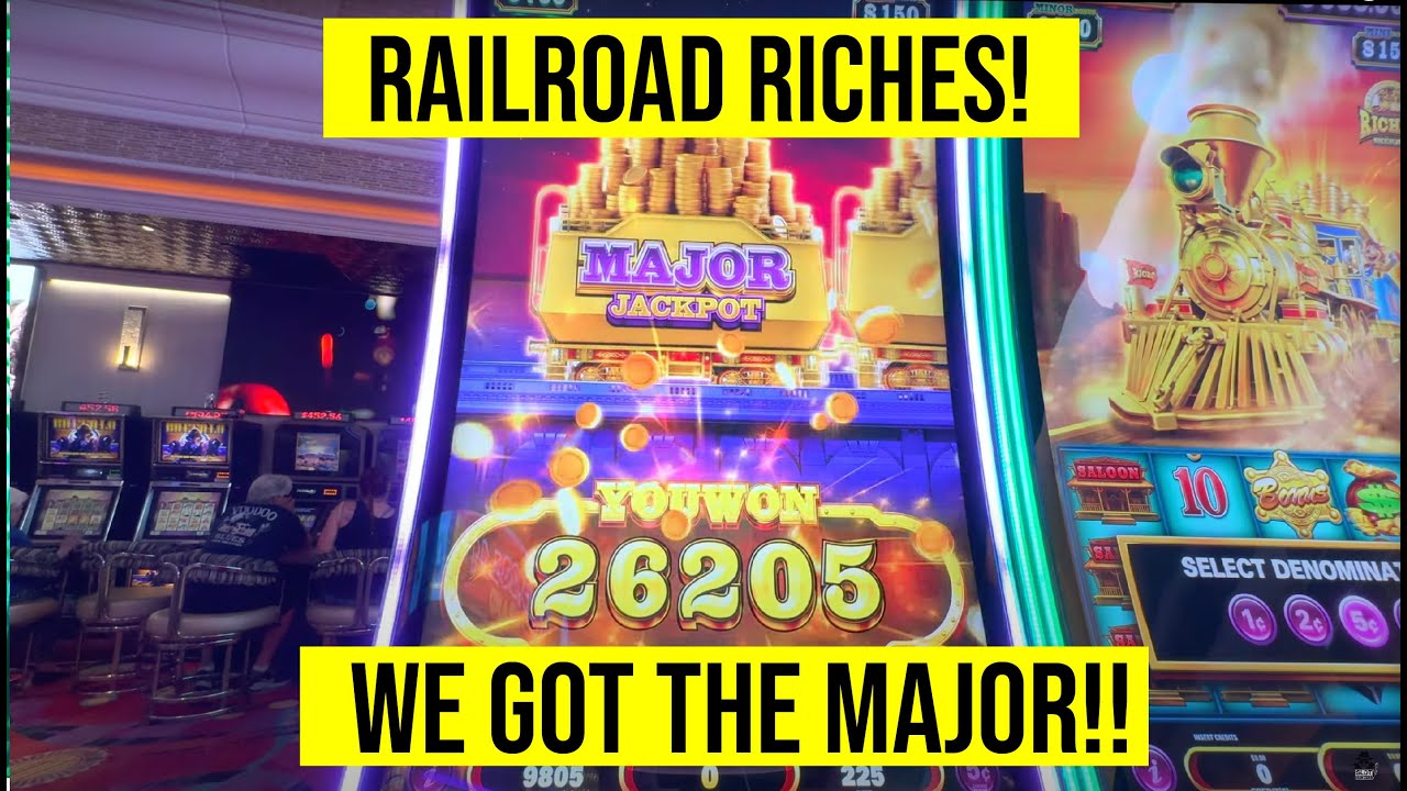 RAILROAD RICHES SLOT JACKPOT! WE HIT THE MAJOR!!