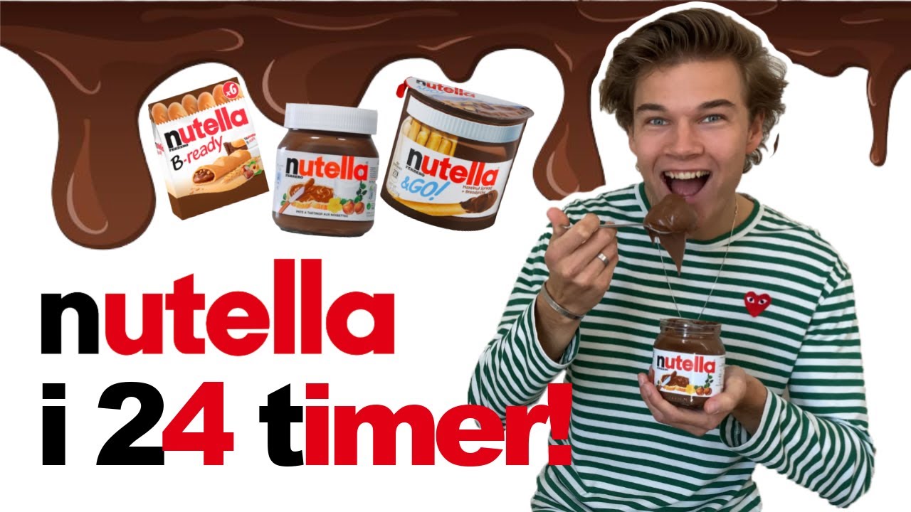 JEG SPISER KUN NUTELLA I 24 TIMER CHALLENGE!