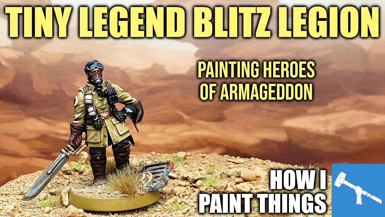 Painting Blitz Legion - Tiny Legend's Answer to Steel Legion [How I Paint Things]