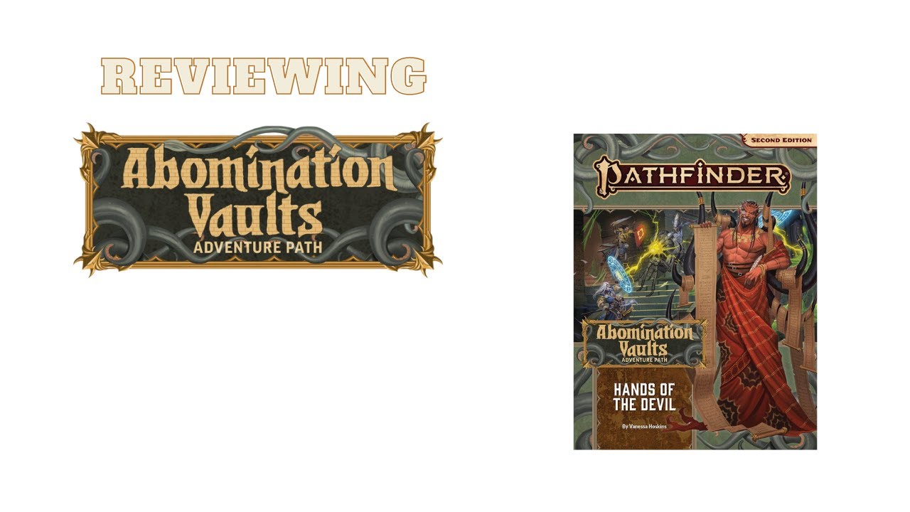 Pathfinder 2E Abomination Vaults: Hands of the Devil - Pathfinder 2E Products