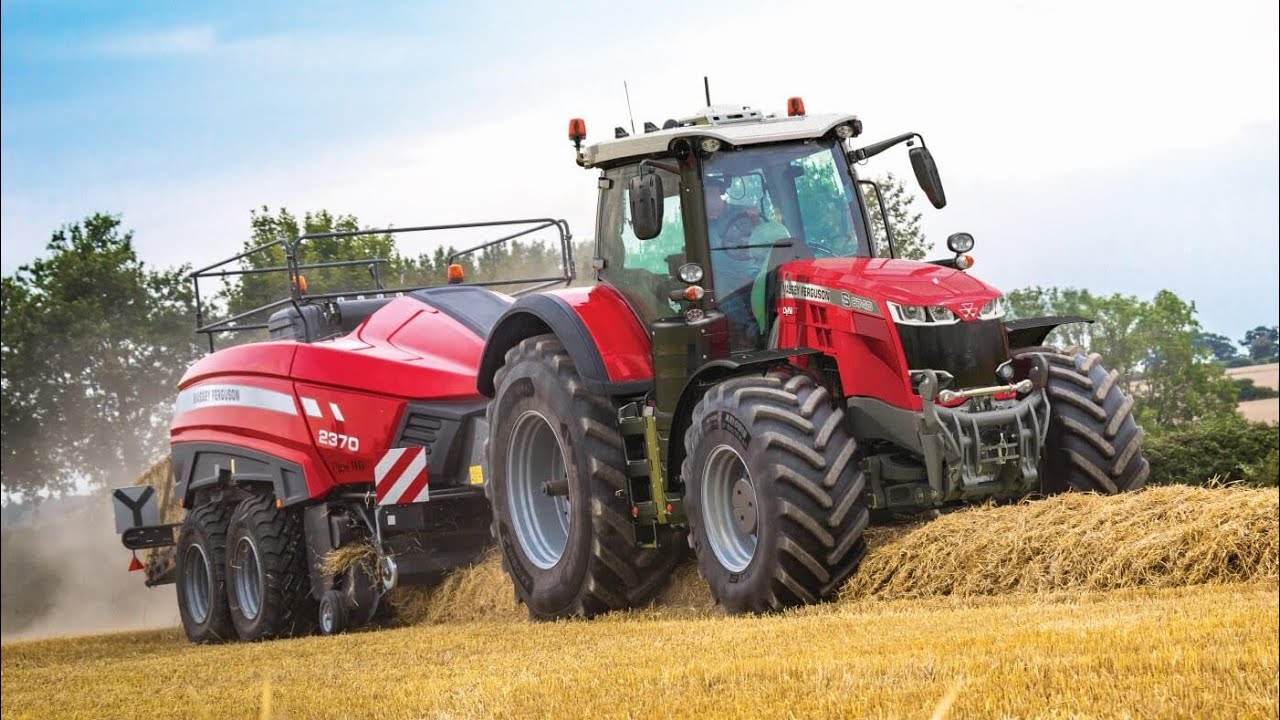 MASSEY FERGUSON 8740S REVIEW! #masseyferguson #britishfarming #backbritishfarming #tractor