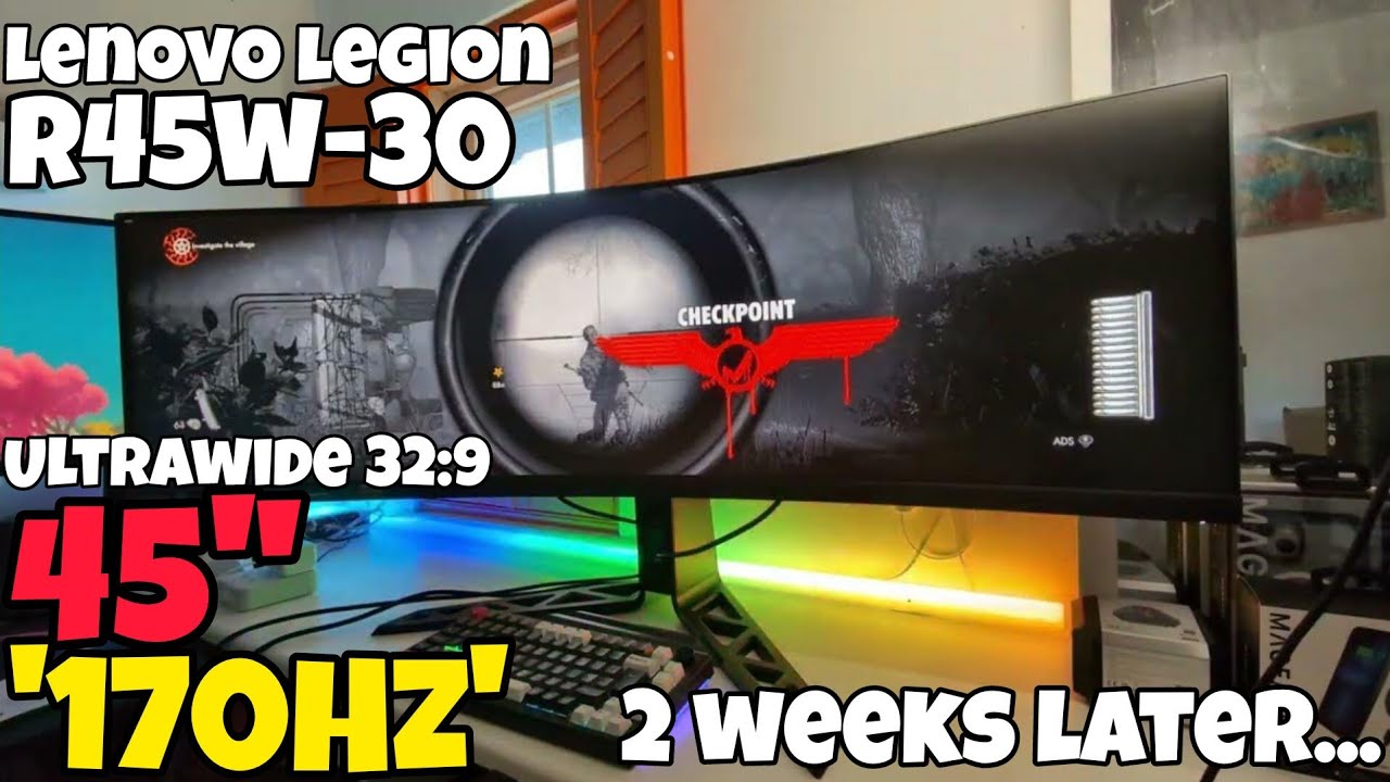 Lenovo Legion r45w-30 UltraWide Gaming Monitor | 2 Weeks Later Review