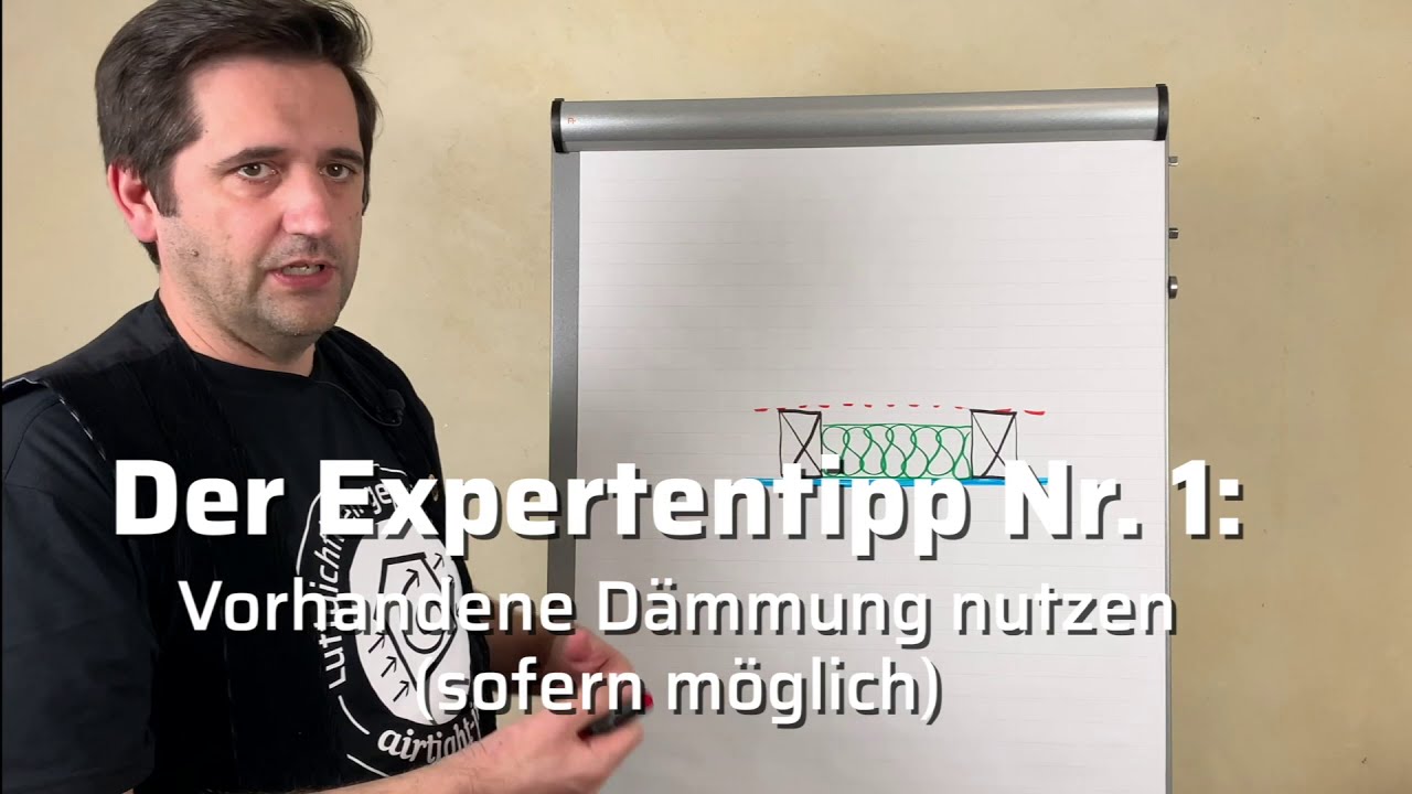 Dachsanierung 2:1 - So verlegt ihr die Luftdichtung fl&auml;chig &uuml;ber die Sparren