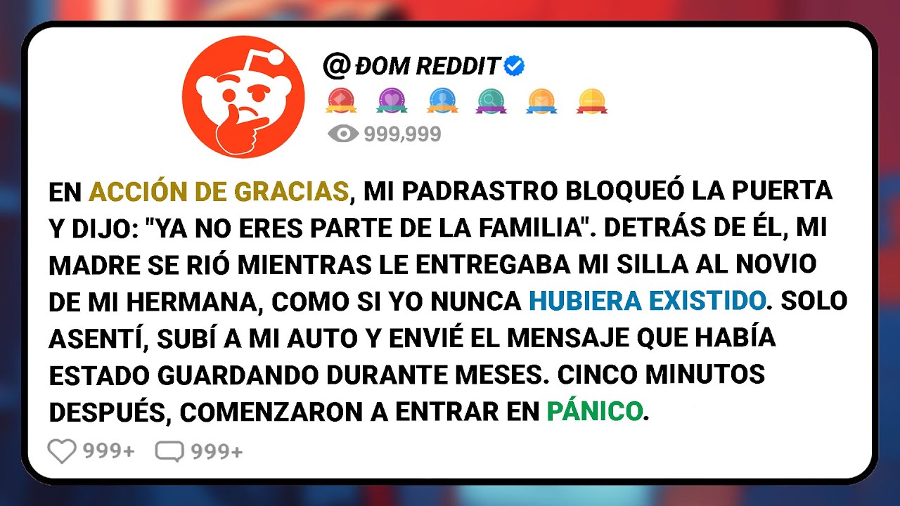 En Acción De Gracias, Mi Padrastro Bloqueó La Puerta Y Dijo: 