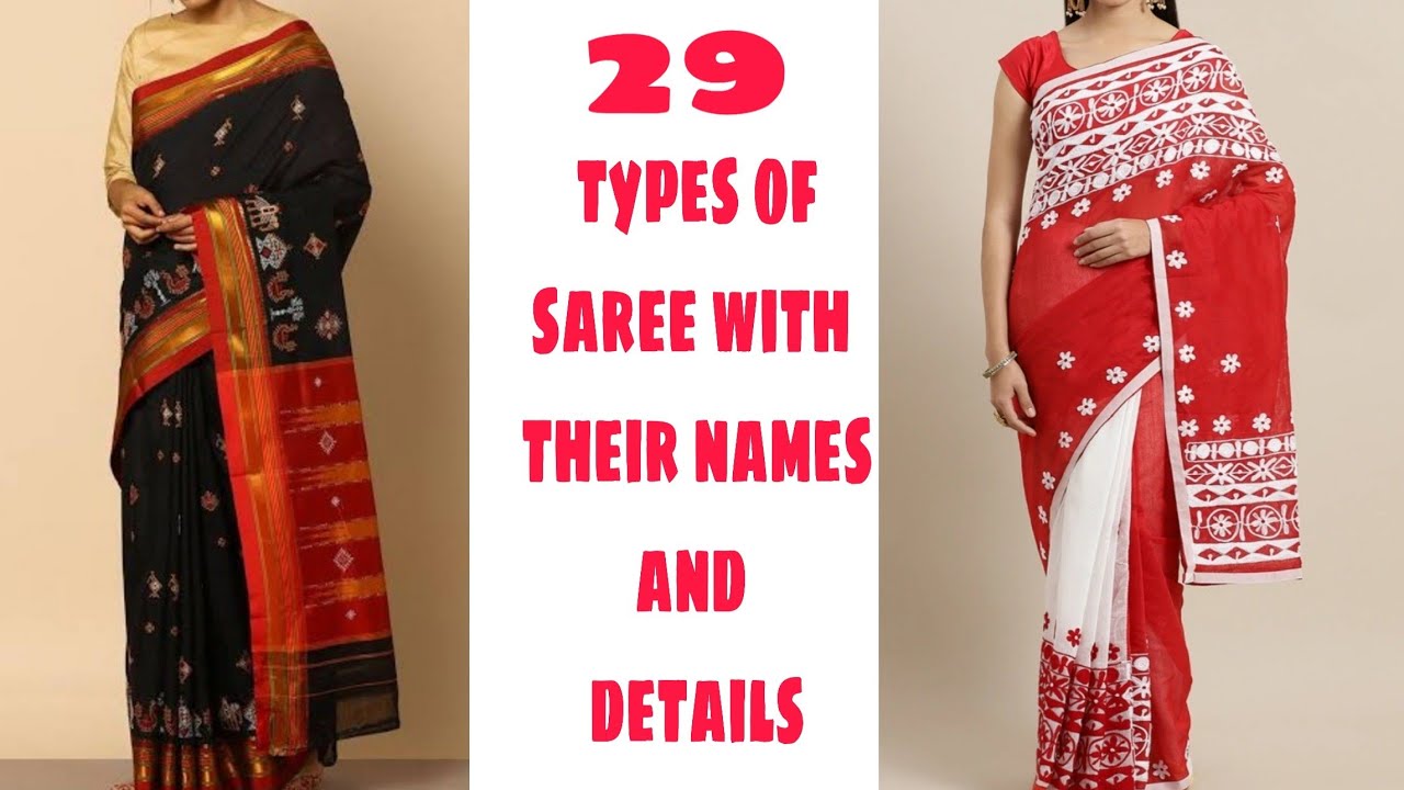 (हिंदी)-29 Different Types of saree with their Names | Womens saree | indian saree guide | ep6