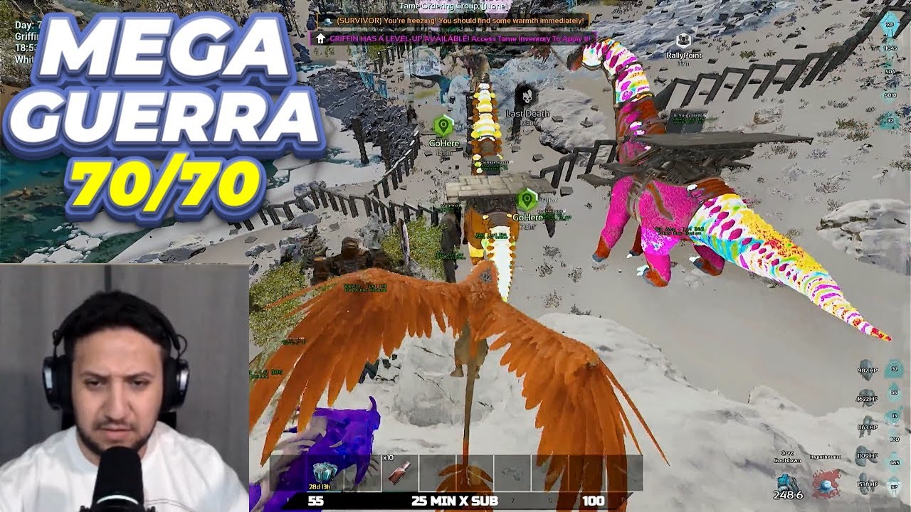 DEFENSA ISLAND ALIADO Contra Invasión Total! - ARK