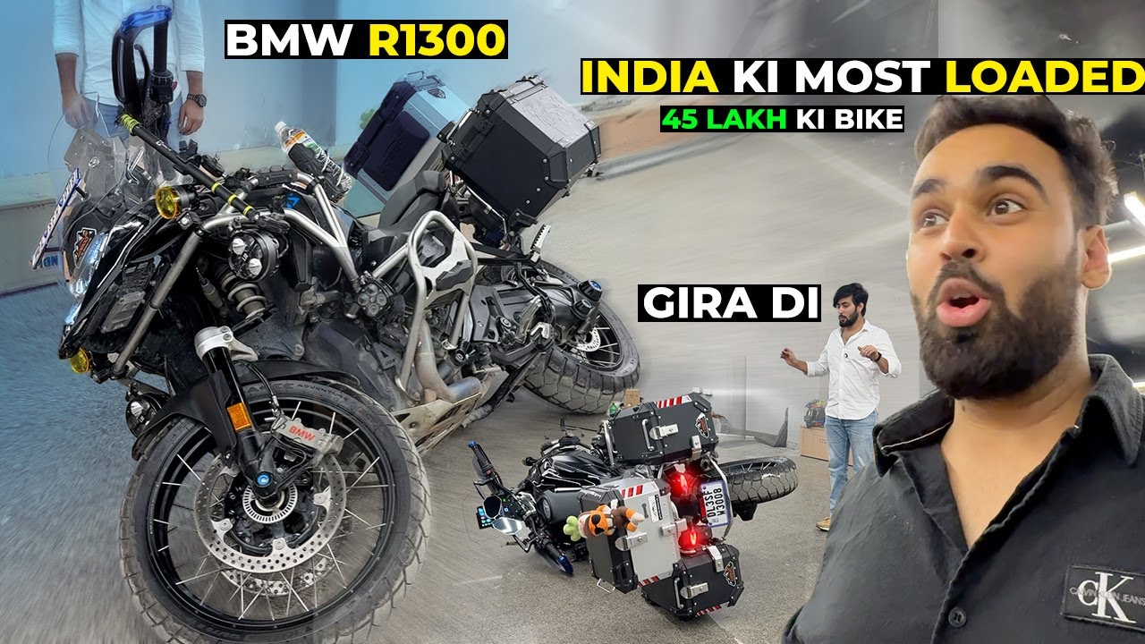 45LAKH KI BIKE😳KO GIRA DIYA😞ROADTRIP SE PHELE😍BEST ROADTRIP SHURU🥰