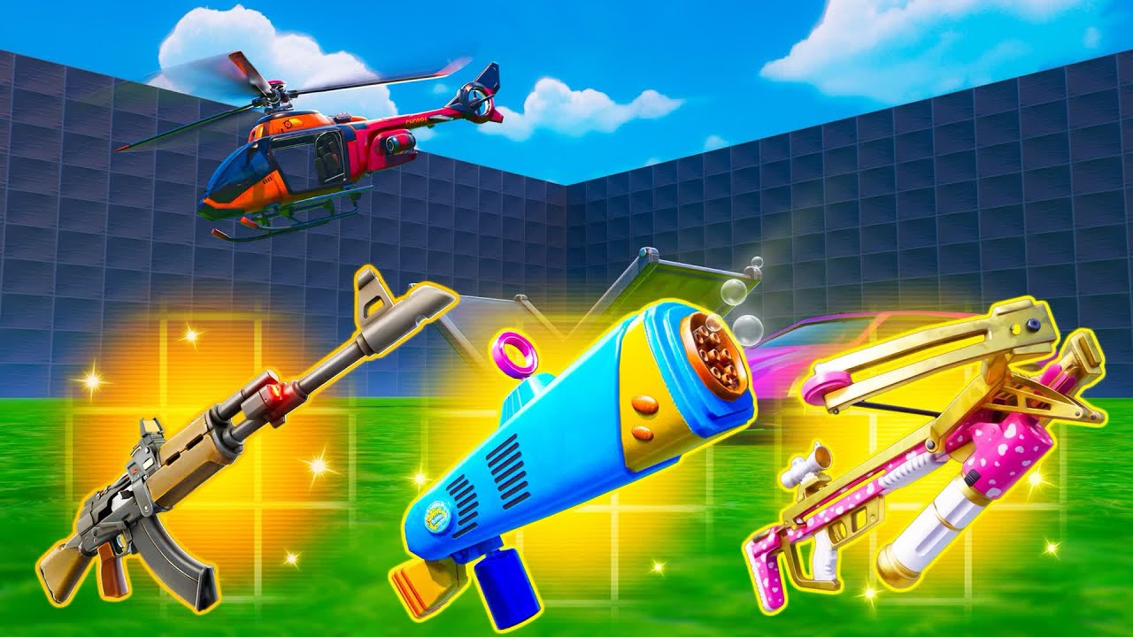 How To Get The “Bubble Shotgun” Secret In 1v1 With Every Gun (@hivecr8)