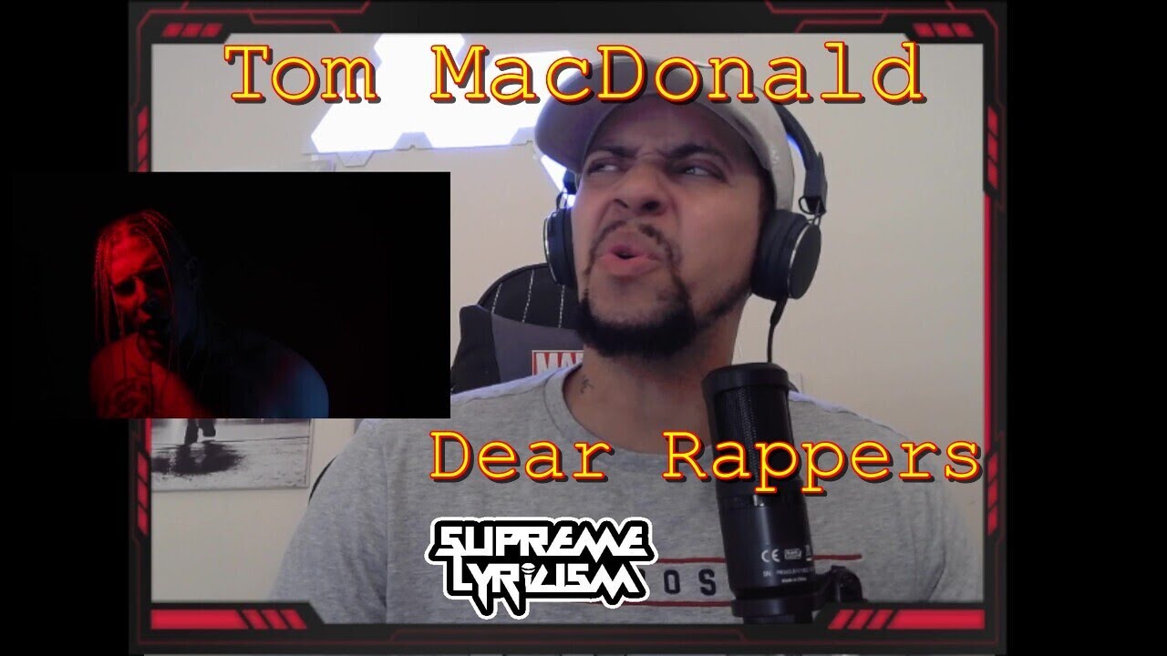 UNC!!! Tom MacDonald - Dear Rappers REACTION