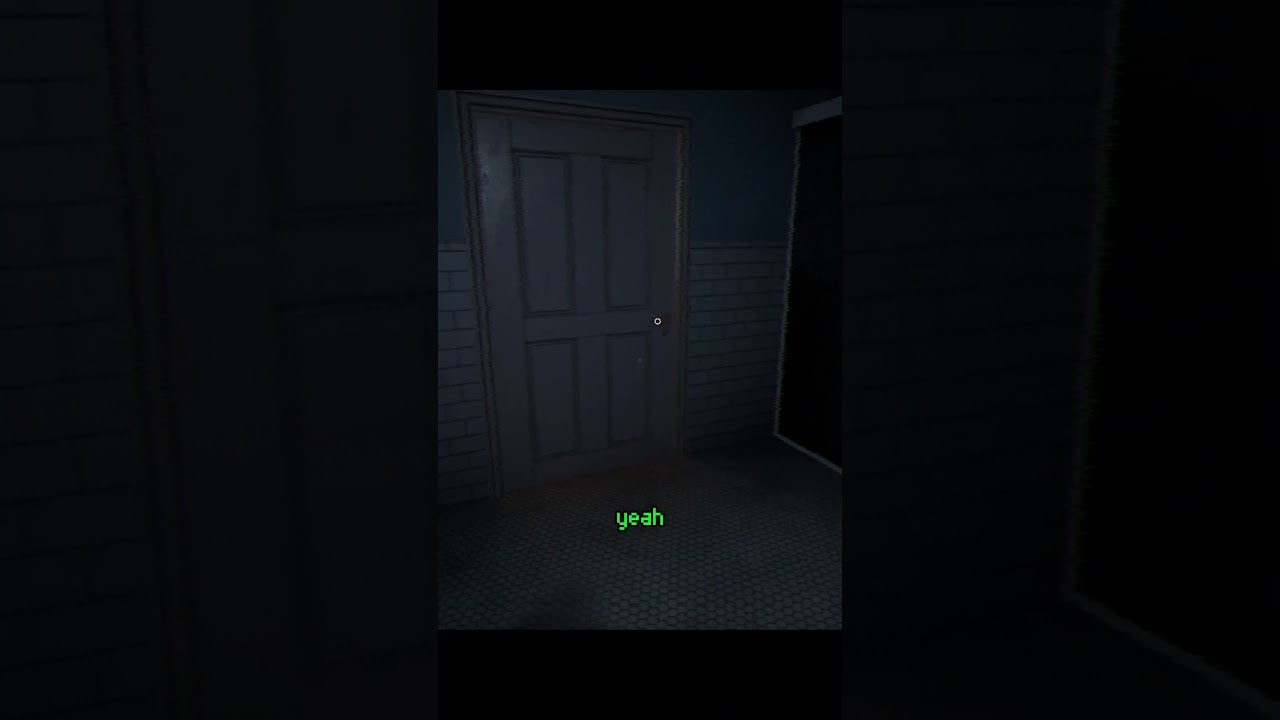 Bro thought the door was enough  #scaryindiegame  #shorts