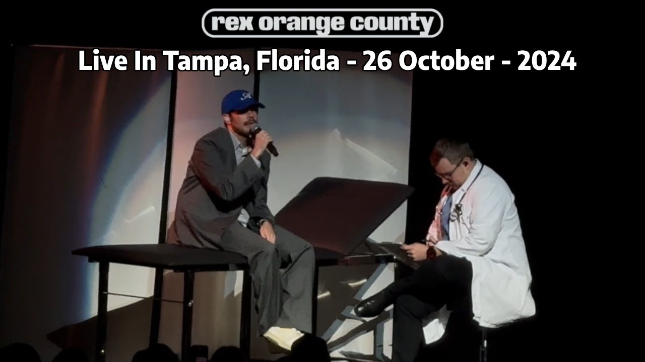 Rex Orange County - Live In Tampa, Florida - October 26th 2024 - Full Concert HD
