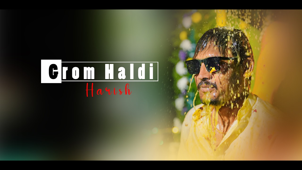 Groom Harish Haldi