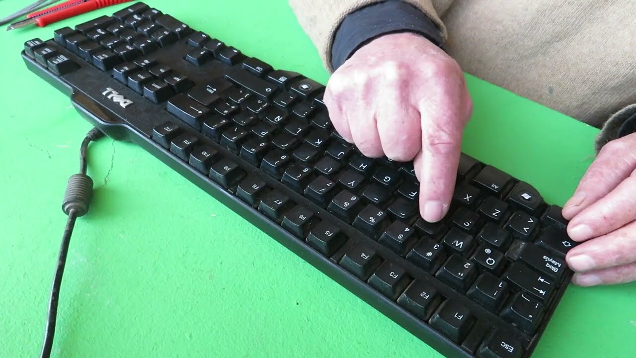 C&oacute;mo restaurar las teclas borradas de un teclado - Letras borradas - M&eacute;todo eficaz