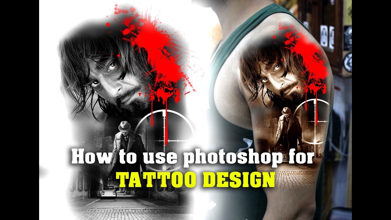 How to use Photoshop for Tattoo Design | Tattoo Tutorial | Part - 15
