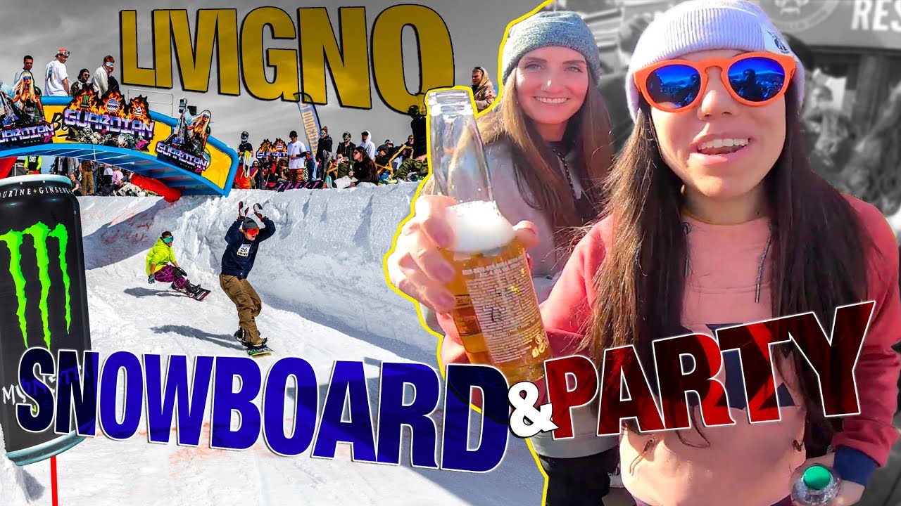 LIVIGNO*** 8 ore di Snowboard e 12 ore di PARTY!!! The Guardian al Carosello!