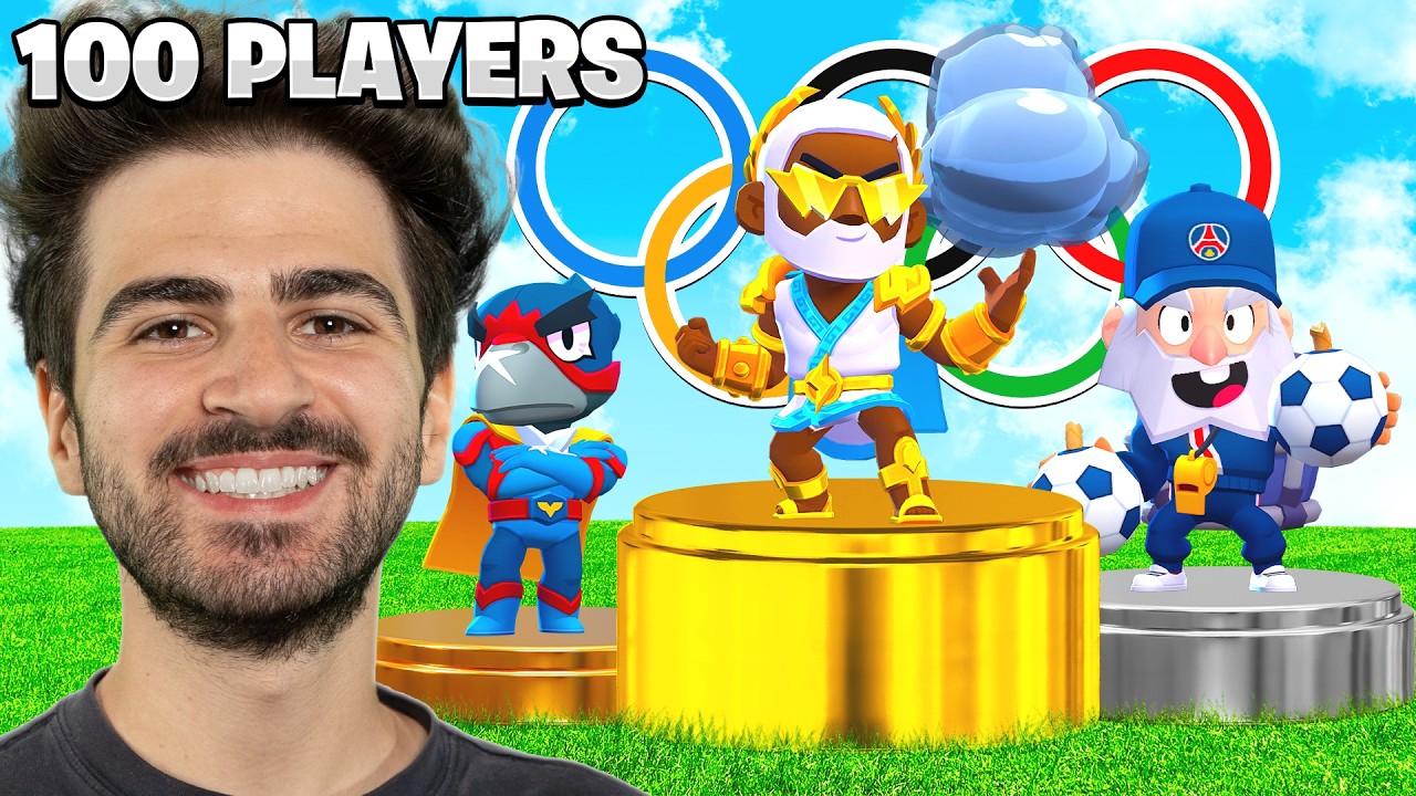 We Hosted a 100 Player Brawl Stars Olympics!