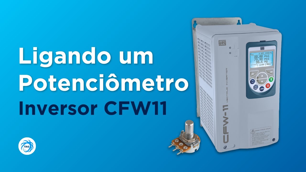 ▶️ Como ligar um potenciômetro no Inversor CFW11