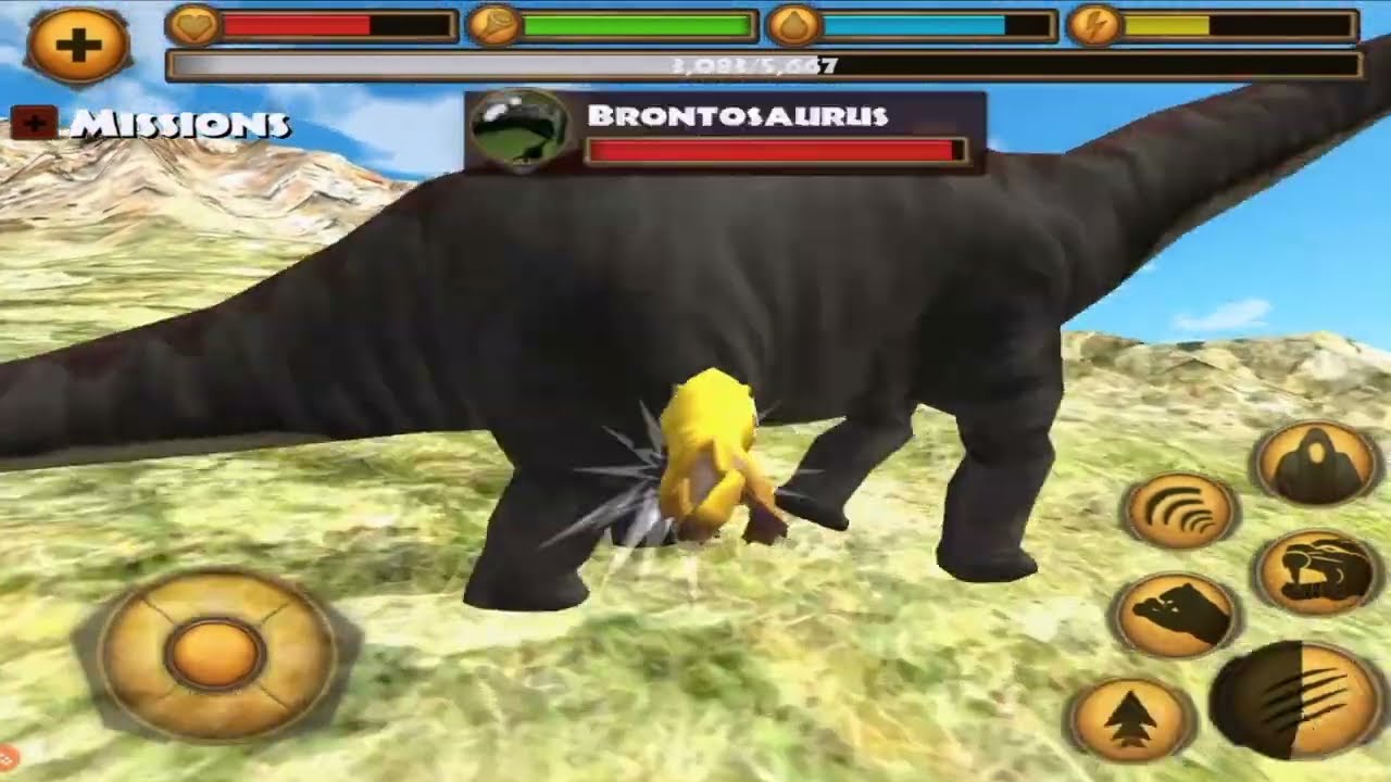 Sabertooth VS Dinosaurs, Cavemen, Sabertooth Tiger Simulator
