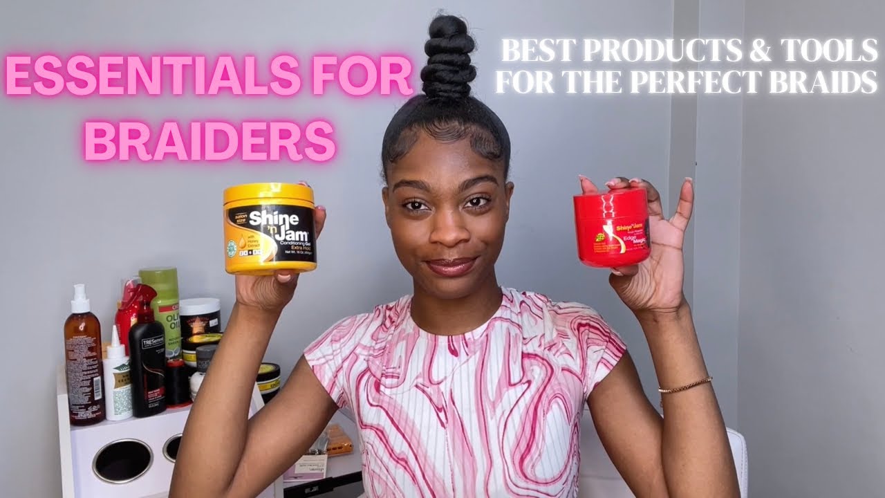 THE BEST PRODUCTS FOR BRAIDING HAIR ! | ESSENTIALS FOR HAIR BRAIDING