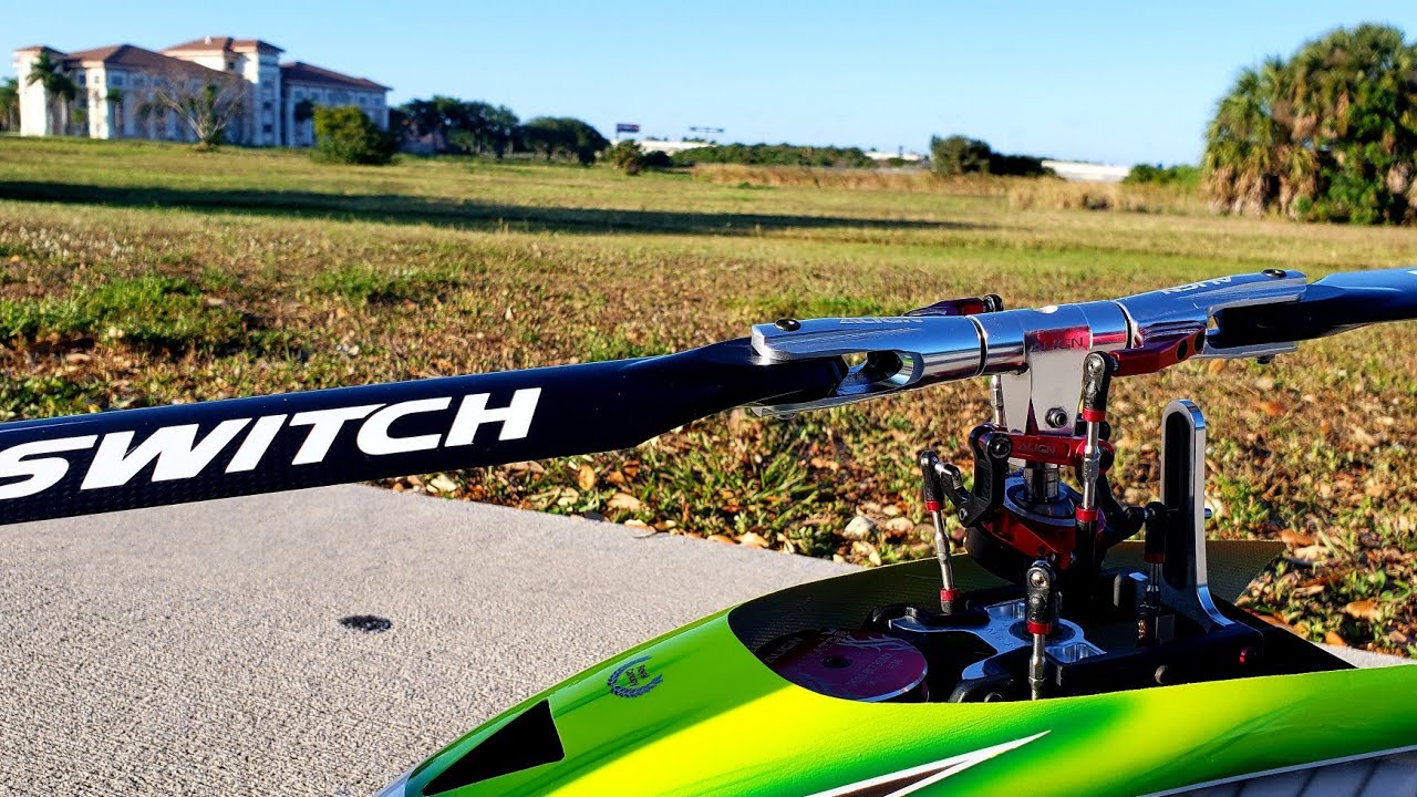 trex 550x autorotation
