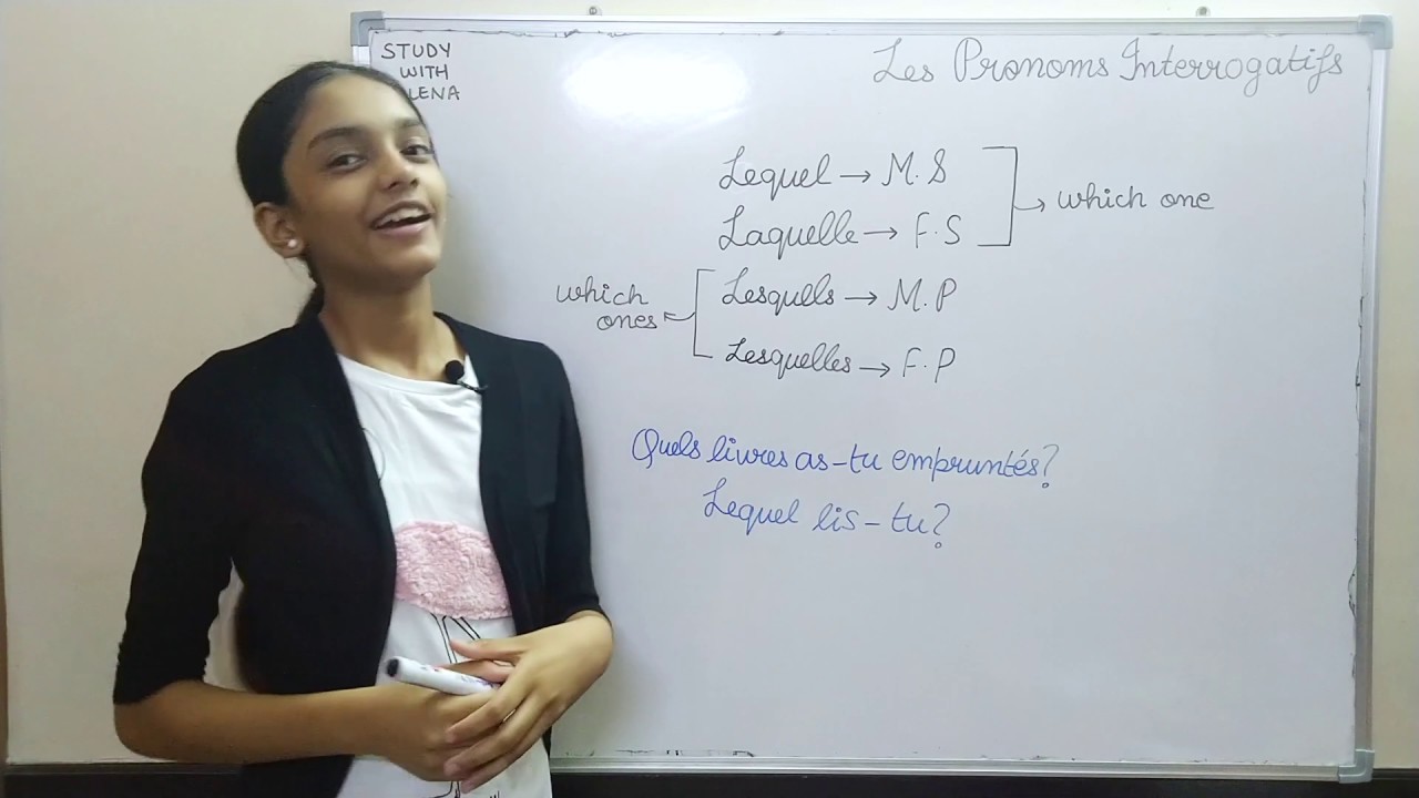 Les Pronoms Interrogatifs