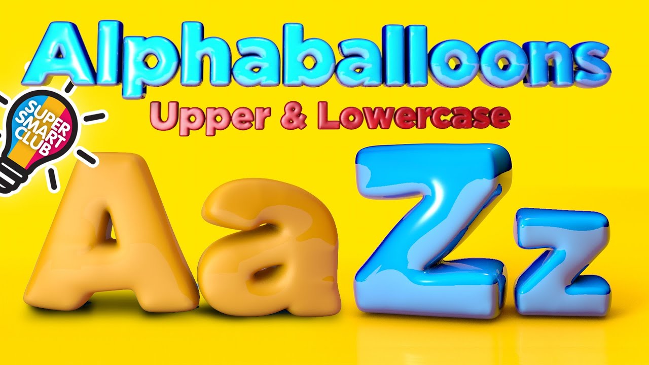 Animated Aa to Zz Alphabets Side by Side Upper & LowerCase Letters
