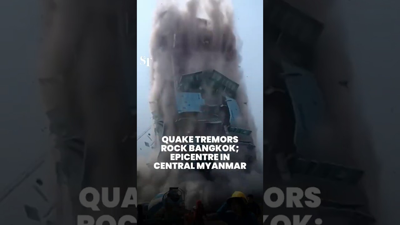 Strong earthquake strikes central Myanmar; panic in Bangkok