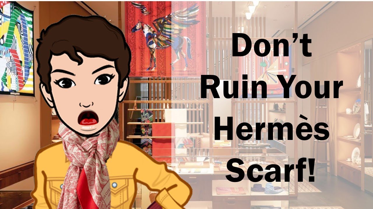 #Shorts | Don't Ruin Your Herm&egrave;s Scarf! Care Tag Removal Tutorial