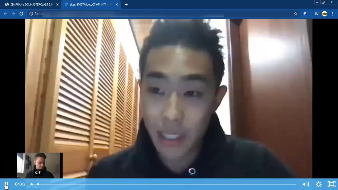JIA ruan / joshua kaats cursussen