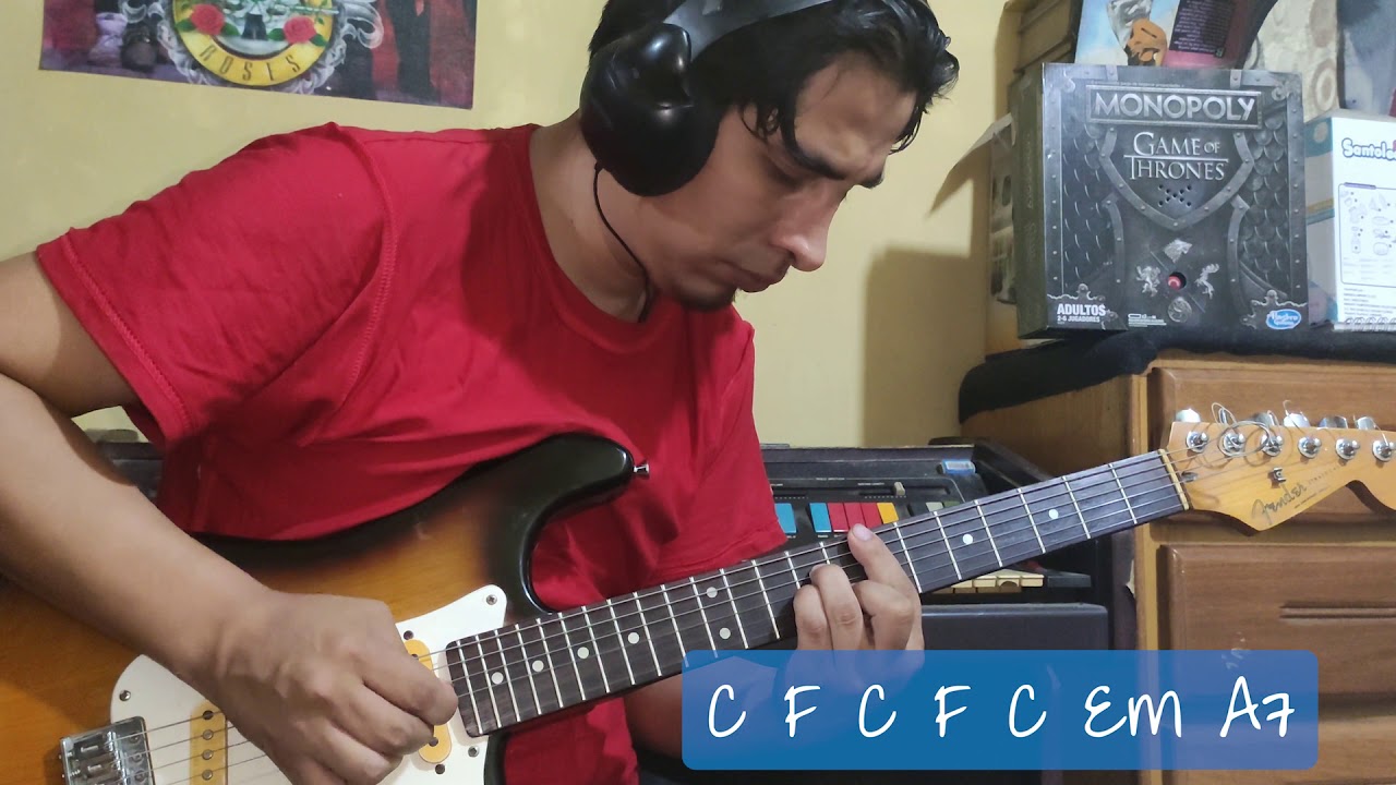 Como tocar en guitarra: Viento dile a la lluvia - Los Gatos