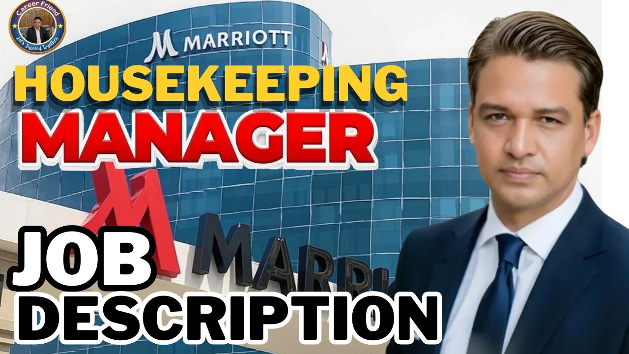 Housekeeping Manager Job Responsibilities at 5-Star Hotel  Job Description of Housekeeping Manager